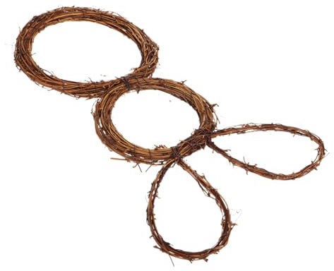EXAOMBLE Frühlingshase Dekoration Handgemachter Rattan-hase Kranz Für Tür Und Garten Für Ostern Und Frühlingsfeiern Kreative Deko Für Festlichkeiten
