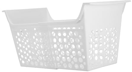 Hemobllo Panier Congélateur Extensible avec Drainage Bac Rangement Congélateur Coffre Organisateur Réglable pour Cuisine Résistant et Facile à Nettoyer Design Moderne