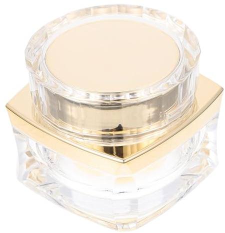 Homoyoyo Contenitore per Lozione da Viaggio 20g Bottiglia di Crema Vuota a di Perdite Flacone Cosmetici Portatile in Acrilico per Conservazione Crema e Balsamo Labbra