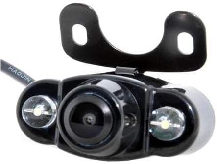 Cámara de visión trasera para coche, cámara de visión trasera de aparcamiento, retroceso, 2 luces LED, se adapta a todos los