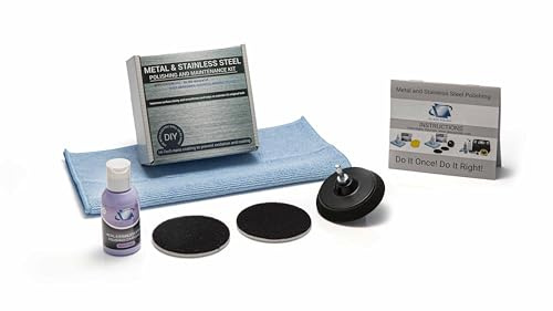 GLASS POLISH 32003 Metall und Edelstahl Wiederherstellung, Wiederherstellung und leichten Kratzern, Flecken zu entfernen, Rost, Oxidation Wasser Flecken, Verfärbung