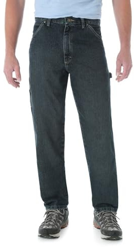 Wrangler Stor robust snickarjeans för män
