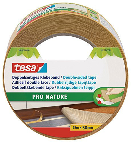 tesa Cinta doble cara 100% plastico reciclado ECO Universal 25m x 50mm blanco