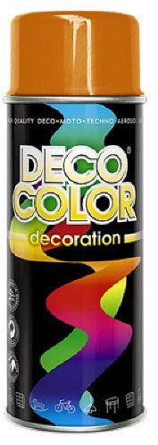 Deco Color DC Lackspray oder Grundierung glänzend 400ml nach RAL freie Farbauswahl (orange glanz RAL 2004)