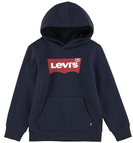 Levi's Kids Pojkar Sweatshirt Lvb Batwing Screenprint Hoodie, Klänning blues, 12 År