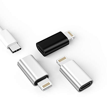 Adaptateur USB C vers Lightning, Adaptateur Lightning mâle vers USB Femelle, Charge pour Apple pour iPhone 14/13/12/11/pro Max/X/8 7 Plus/6S/SE2/pour Ipad Type C Chargeur Câble Convertisseur tpc-to