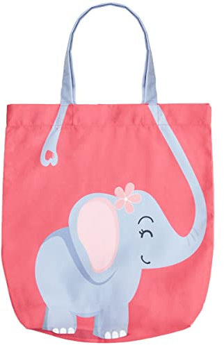 ecrou Jutebeutel, Tote Bag, Stofftasche Einkaufstasche Faltbar Stoffbeutel,Digital Bedruckt Tragetasche Stofftasche Ostern Bunt Desigual Tasche Damen 50 * 42 cm Elefanten