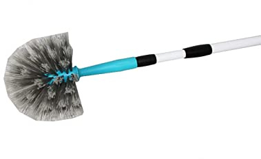ROZENBAL Tête de Loup synthétique avec Manche télescopique Longueur Maxi 130 cm, Collection Celeste Brosses et serpillières, Multicolore, Unique
