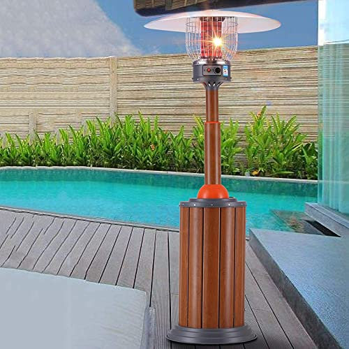 Chauffage De Terrasse À Gaz Extérieur Haute Puissance, Poêle À Gaz Liquéfié De Type Parapluie, Réglable en Hauteur, pour La Maison/Commercial