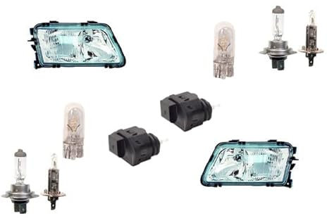 Fari adatti per Audi A3 8L 09/96-08/00 Leuch. Sinistra Destra + Servomotore
