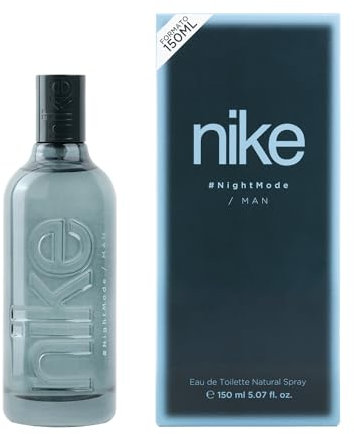 NIKE - Night Mode 150 ml, Colonia Hombre, Perfume Formato Spray, Eau de Toilette Natural y Masculina, Aroma Frutal Amaderado, Fragancia Fresca, Dulce y de Larga Duración