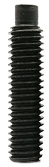 YZADSXCL 1/2/5 Stück M10 M12 M 14 M16, Länge 10–60 mm, schwarzer Stahl der Güteklasse 12,9, Sechskant-Innensechskant, konvexes Ende, Madenschraube, Hundepunkt-Stellschraube(45mm,2pcs M12)