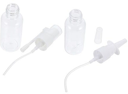 HONMEET 2stücke Junge Mädchen Nasenspray Flasche Kunststoff Nasenreiniger Nasenspülung Sprühflaschen Für Augen Nasenreinigung Tragbar Sanfte Anwendung Für Junge Mädchen Und Kleinkinder