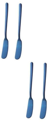 Hoement 4pezzi Spatole Inossidabile Per e Utensili Versatili Per Blu Resistente Per Ristoranti