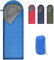 Warmiehomy Ultralight Sleeping Bags for Adults with Hollowfibre Filling, Warm Compact Mummy Sleeping Bags with Hood, Camping Blanket with 2 Side Zipper for Hiking,Fishing,Backpacking,Hunting(Blue)