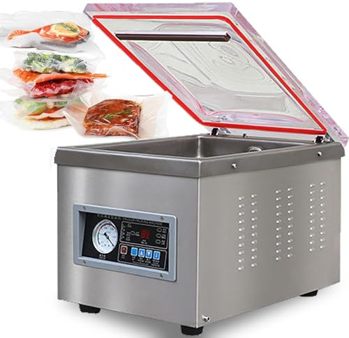 RoyceBee Commercial Chamber Vacuum Sealer, Professional Food Vacuum Sealer with Chamber, Perfect for Food Preservation Home Kitchen Use,400T