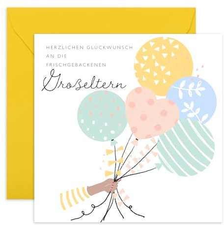 Central 23 Babyparty-Karte für werdende Großeltern – Herzlichen Glückwunsch, Baby Junge oder Mädchen – Geschlechtsneutrale Babyparty-Karte – Perfekt für süße Enthüllungen