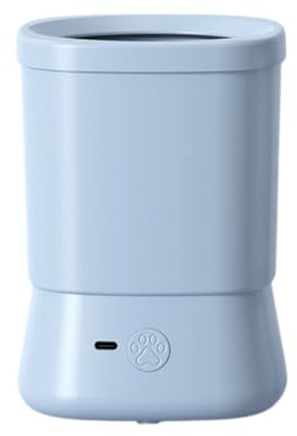 Pulitore per unghie per cani, 2 velocità, contenitore per il lavaggio delle zampe degli animali, 2 velocità, forniture per WC antischizzi per passeggiate quotidiane, viaggi, esterni, casa, pulizia