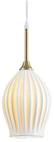 E14 Light Source Single Head Hanging Lamp, Creative Personality Ceramic Pendant Light, Modern Industrial Style Chaner, Living Room Restaurant Bar Decoration Light Fixtures