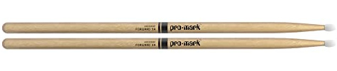ProMark Classic Forward 5A Drumsticks, Nylonspitze | ProMark Hickory Drumsticks bieten ausgewogene Ansprache, gleichmäßiges Spielgefühl, Haltbarkeit und Zuverlässigkeit.
