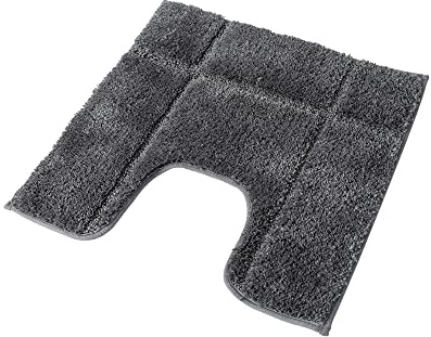 Blue Canyon Orla Microfibre Pedestal Mats, Quick Dry & High Absorbent Bathroom Door Mat, Washable Area Rug for Living Room, Kitchen, Entryway, Outdoor Rug, Home Decor Mattress, 1600GSM – Slate