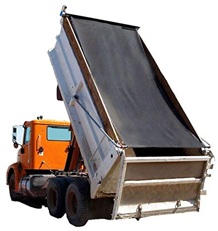 Dump Truck Mesh Tarp for Dump Trailer Cover with 6'' Pocket, 7'X12'