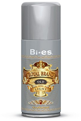 Bi-es Royal Brand Light Deo Deodorante spray da uomo, 150 ml, deodorante spray
