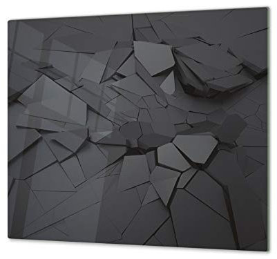 Kochplattenabdeckung Stove Cover und Schneideplatten SINGLE mit 60 x 52 cm und DOUBLE - zwei Bretter mit 30 x 52 cm D10 Textures Series A: Texture 16