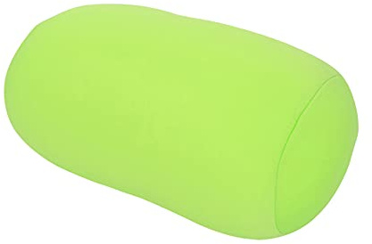 Tomotato Mini Almohada de Microesferas, Almohada Cilíndrica, Cómoda Almohada Enrollable, Cojín de Tubo para Cabeza, Cuello, Soporte de Espalda, Almohada de Viaje, 11.8 X 5.5 Pulgadas(Verde)