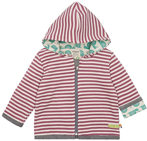loud + proud Unisex Baby Ringel, GOTS Zertifiziert Wendejacke