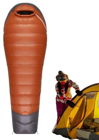 Povanjer Daunenschlafsack,Daunenschlafsäcke für Erwachsene | Tragbarer Warmer Schlafsack,Kompakter Schlafsack für Erwachsene, leicht, warm, extragroß, Ultraleicht, für Wanderungen,