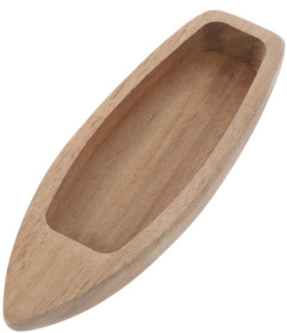 Cabilock Holzboot-Dekoration Aus Holzhandwerk Bootsmodell-Ornament Für Schreibtisch Schlafzimmer Und Büro Schlichtes Bootsdekor Für Lange Nutzung