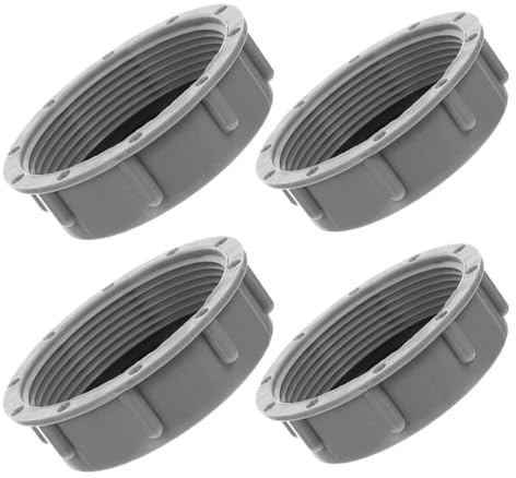 KONTONTY 4Pcs Kitchen Sink Drain Covers 60Mm Blanking Caps for Waste Disposal Pipe Protection Easy Installation Durable Drainage Pipe Caps