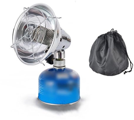 SIBOMTEX Mini Camping Gas Heater Rapid Heating Energy Heater Portable Tent Heater with Storage Bag