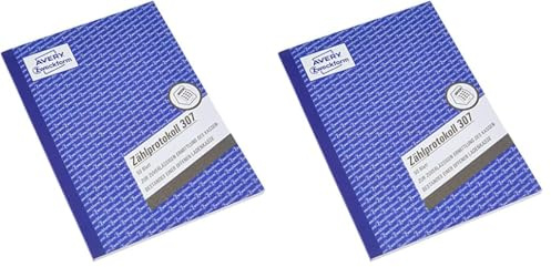 AVERY Zweckform 307 Zählprotokoll für offene Ladenkassen (A5, von Steuerberatern empfohlen, mit Ausfüllhilfe, für Deutschland zur einfachen, nachvollziehbaren Zählung des Barbestands, 50 Blatt) weiß