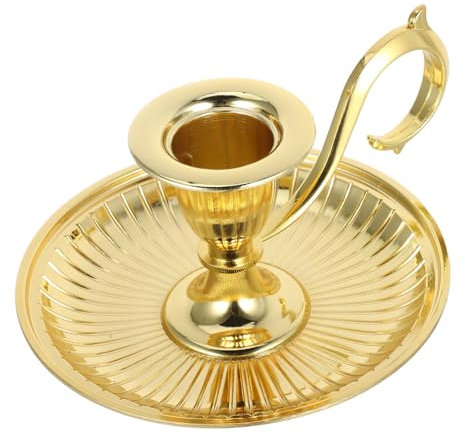MUCKLILY Bandeja para Candelabro Vintage Europeo De Metal Centro De Mesa para Romántica Decoración De Comedor Sala De y Dormitorio