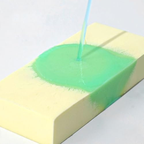 Esponja absorbente de aceite de agua, esponja de limpieza reutilizable para limpieza del hogar, lavado de coche, absorción de piscina, filtro de medios, corte a cualquier tamaño (3 cm de grosor, 50 x