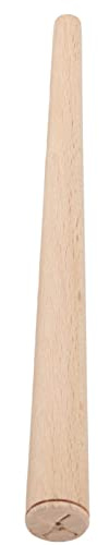 NutriEss Ring Mandrel Holzstab Werkzeug für Schmuckherstellung Ringe Polieren und Formen Material Holz Farbe Natur Größe 25cm
