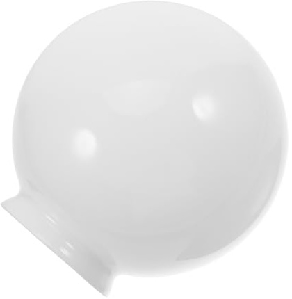 Gatuida Cache-abat-jour Verre Blanc Laiteux Pour Lampe De Poteau Remplacement Abat-jour Verre Couvercle Rond Pour Luminaire