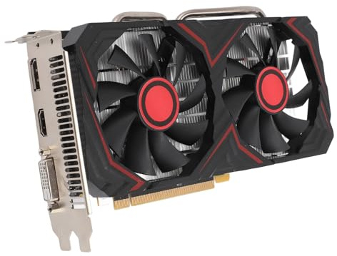 VBESTLIFE Scheda Grafica da 8 GB, GPU GDDR5 256 Bit, Scheda Video da Gioco PCIE 2.0 16X 1380/7000 MHz, Supporto Scheda Grafica per Computer Desktop per DirectX 11
