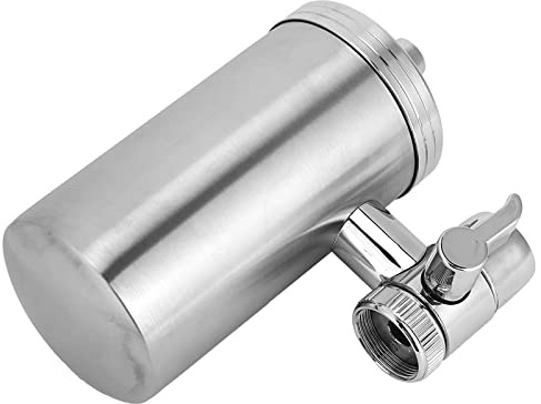 Riuulity Purificador de Grifo Filtro de Agua de Acero Inoxidable para Fregadero de Cocina, Purificador de Montaje de Grifo de Doble Salida para Mejorar el Sabor, Adecuado para Grifos Estándar