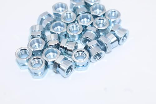 VITFER Dadi a Strappo M8 Zincati – Kit da 20 Pezzi con Testa Antifurto | Chiave da 13 mm | Dadi di Sicurezza per Fissaggi Industriali, Impianti e Strutture Metalliche