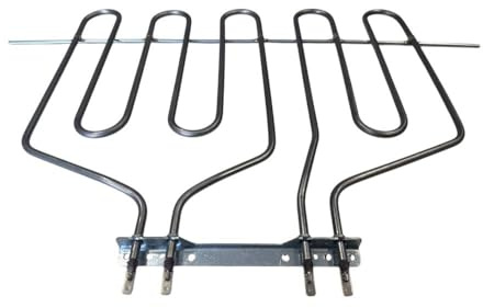 JCSPARES® - Resistenza Bistecchiera 295 x 496 mm per Barbecue Grigliatutto Rodeo Compatibile con De Longhi per modelli: BQ 78 80 - HG 65 75 Ed Ulteriori