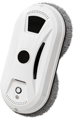 Neksong Window Robot Cleaner, 5600Pa Window Cleaner, 3 Modes & Edge Detection for Glass, Mirrors, Tile, High-Rise, Power Protection (white*1)