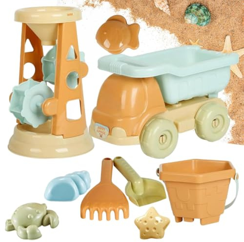 Generiskt sandleksaksset, strandlekstillbehör, sandleksaksset | Sandleksaksset för dotter, flicka, tonåring, son, brorsdotter, semester, resor, trädgård, bakgård, sommar