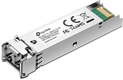 TP-Link TL-SM311LM Gigabit Multimode SFP Modul, LC-Schnittstelle, Bis 550 m Reichweite, Kompatibel mit Cisco, Meraki, Ubiquiti, Mikrotik