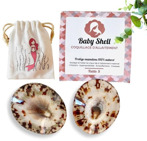 Coquillages d’allaitement Baby Shell Naturels | Taille S - 1 paire
