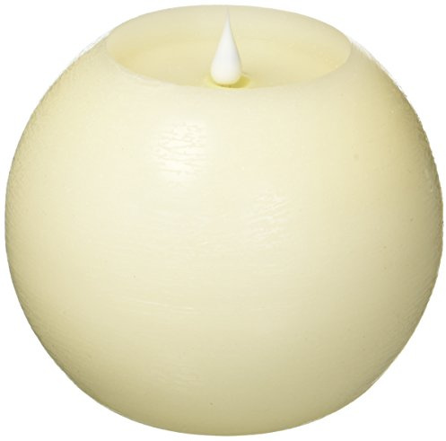 Simplux Round Candle with Moving Flame