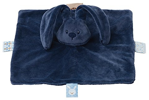 Nattou 878234 Kuscheltuch, Lapidou, 28 x 28 cm, marineblau