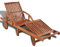 vidaXL Akazie Massiv Sonnenliege Gartenliege Relaxliege Holzliege Liegestuhl